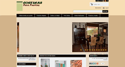 Desktop Screenshot of cortinasparapuertas.com
